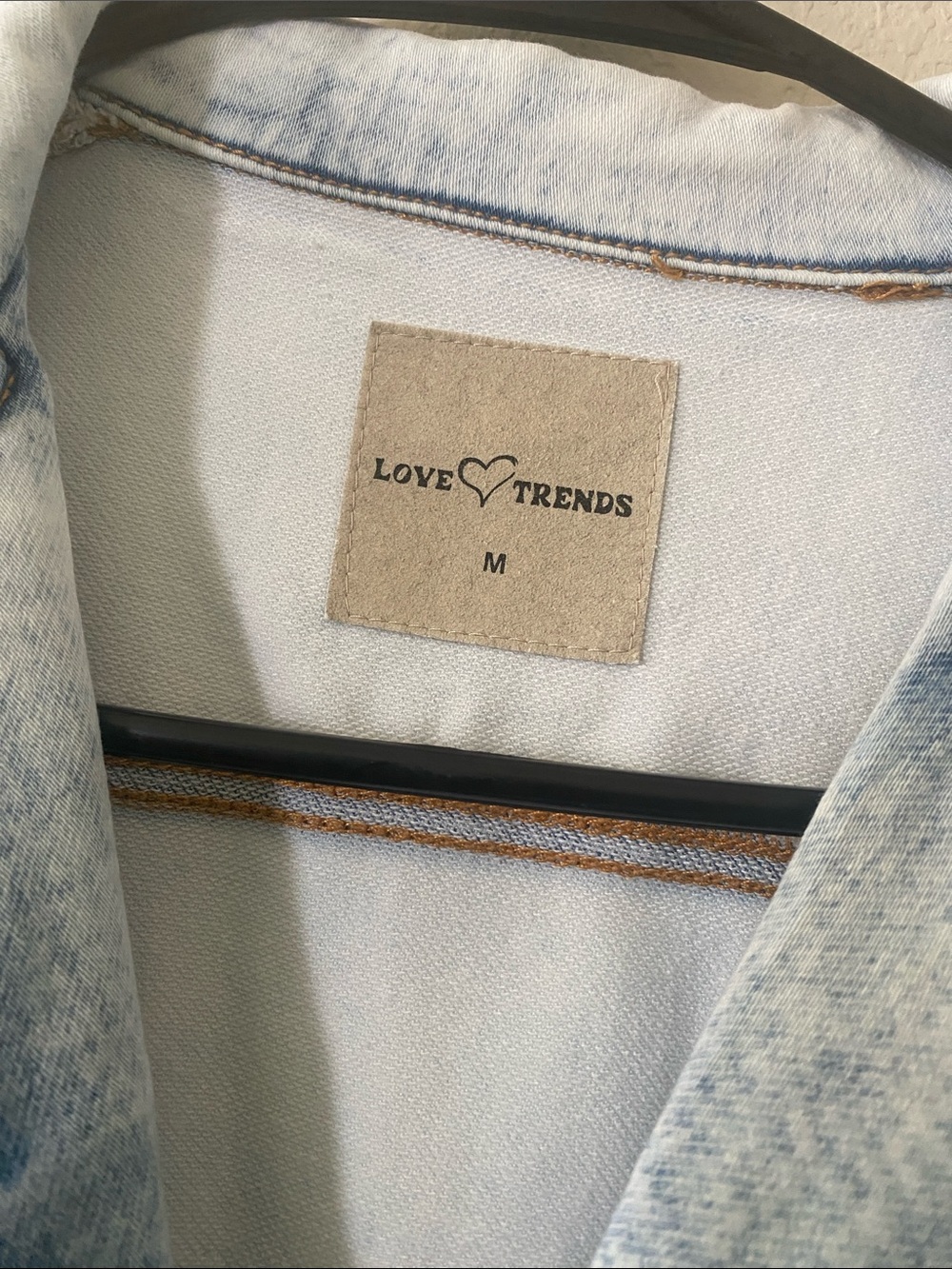 Light Wash Denim Sleeveless Romper by Love Trends - Picture 9 of 11